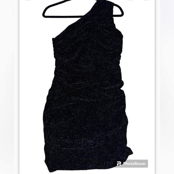 H&M Dresses & Skirts - H & M Glittery Black Dress Size L